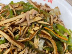 青椒肉丝盖浇饭-老头盖浇饭(南京新街口明瓦廊宏光酒店店)
