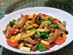泡椒白果炒肚片-嘉里饭庄