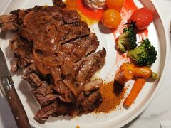 安格斯牛肉眼配自制土豆泥-Jungle Nat 高空餐厅