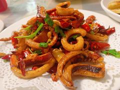 香辣鱿鱼条-华春餐馆(鱼山路店)