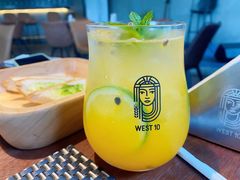芒果百香果气泡水-West10 西拾·西餐厅·创意菜(未来科技城店)