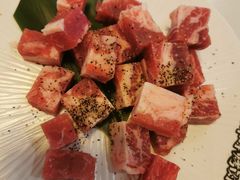魔方雪花牛肉粒-韩时烤肉(枫蓝店)