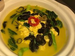 土鸡蛋煮菜心-楚禾宴·家宴(光谷大道店)