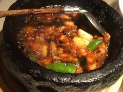 石锅杭椒牛蛙-桂满陇·桃花山庄(徐家汇店)
