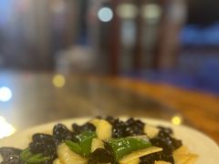 野生淮山炒木耳-竹庄餐馆·26年店(南昆山景区店)
