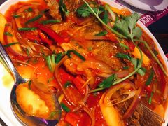 越式芒果三味鲈鱼-新越盏·东南亚料理(捷登都会店)