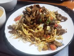 牛肉爆蟮炒面-荣荣面馆(丹溪大道店)