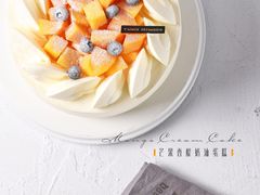 芒果香醍奶油蛋糕-醍茉甜点