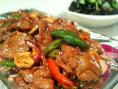 铁板蚝油牛肉-乾隆美食·本帮菜(黄河路店)