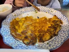 葱花煎蛋饼-百年粉蒸牛肉