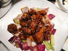 蒜香蜜汁排骨-绿茶餐厅(同成街华联店)