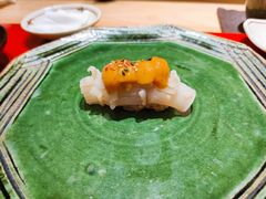 枪鱿鱼海胆寿司-鮨青(恒基名人购物中心店)