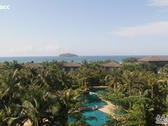 躺床上看到的海景-石梅湾艾美度假酒店