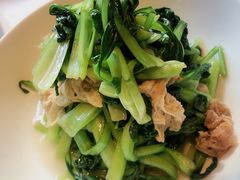 鸡毛菜炒腐衣-玫瑰厅上海菜(兴国路店)