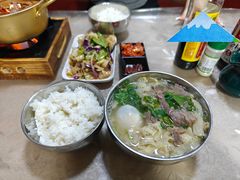 -吉林延边牛肉汤饭，大冷面