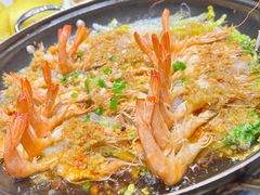 蒜蓉开边虾-快乐老家三鲜饺子东北菜(南六中路店)