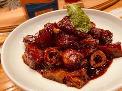 山楂糖醋小排-山楂树融合菜餐厅