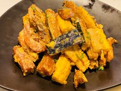 金沙黑南瓜焗虾-港丽餐厅(高德置地店)