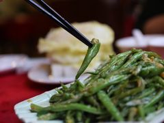 咸蛋黄四季豆-王城醋血鸭老店