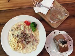 蘑菇培根白汁意粉-西关84·History·Art·Cafe