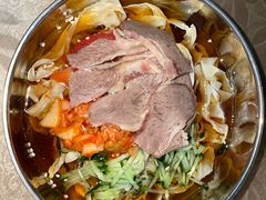 -吉林延边牛肉汤饭，大冷面