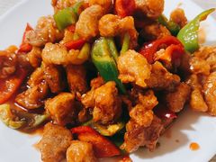 糖醋肉段-老多饺子馆