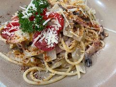 培根奶油意面-CRAZYONES西班牙海鲜饭(上海美罗城店)