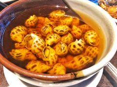 古越陈酿煮花螺-杭州西子湖四季酒店·金沙厅