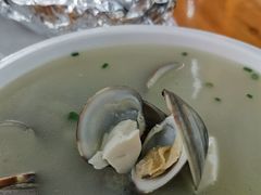 蚬仔豆腐芫茜汤-明记海鲜大排档(巽寮湾店)