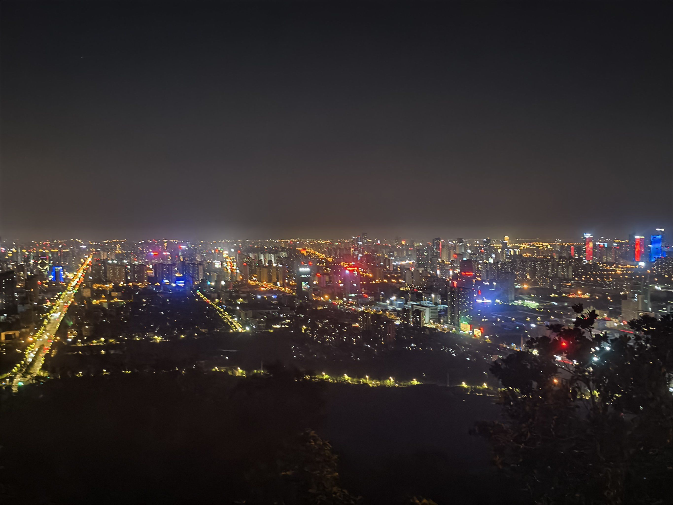 大蜀山夜景太迷人