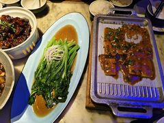 油淋脆菜心-绿茶餐厅(光谷世界城步行街店)
