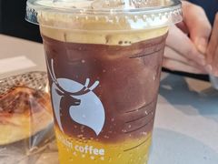 橘金气泡咖啡-luckincoffee瑞幸咖啡(香港名店街店)