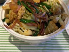 干锅有机花菜-桂满陇·蟹黄小笼汤包(巴黎春天浦建店)