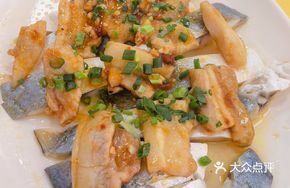Steamed Freshwater Fish with Pork Belly