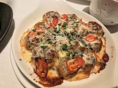 芝士焗肉酱口蘑-黑宝石西餐厅(汇励99城市公园店)
