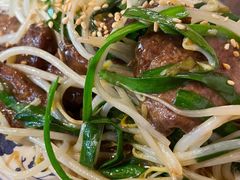 韭菜炒猪肝-拉面莊夢語＆中华料理八椿