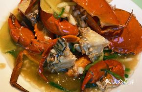 Stir-Fried Flower Crab with Ginger and Scallion