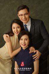 -时光纪亲子全家福照相馆(静安店母女写真父母纪念照)