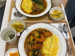 京都炸鱼咖喱蛋包饭-池奈·日式咖喱蛋包饭(老城根Gpark店)