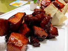 百灵菇牛肉粒-汤记传菜(浦江店)