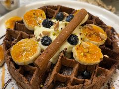 巧克力冰淇淋华夫饼-娜娜家•Nana's restaurant (南开大悦城店)