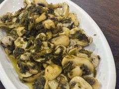 雪菜蘑菇肉片-水根饭店