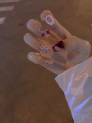-复古绿·少女主题美甲美睫