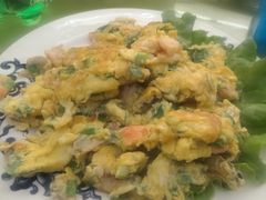 虾仁炒鸡蛋-日照大牌檔•小船海鲜(万平口店)