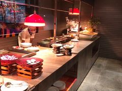 自助取餐区-万德诺富特酒店·自助餐厅(万德大厦店)
