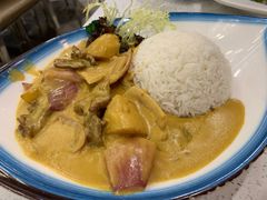 咖喱牛肉饭-明记港式烧腊茶餐厅(下沙店)