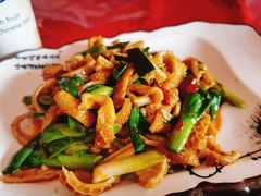 羊肚炒大蒜-蔡阿水羊肉店