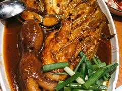 葱烧深海黄鱼-渔家风味·鲅鱼水饺·央视展播·海鲜天津菜(开发区店)