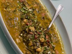 雪菜毛豆黄花鱼-鹊华居·地道鲁菜·海鲜·融合味(大明湖店)