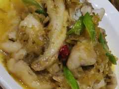 雪菜炒黄鱼脯-顺风海鲜港(金玉兰店)
